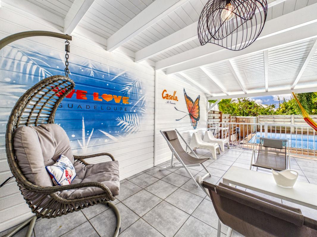 11.Location villa 8 personnes avec piscine et prxomité plage des Raisins Clairs